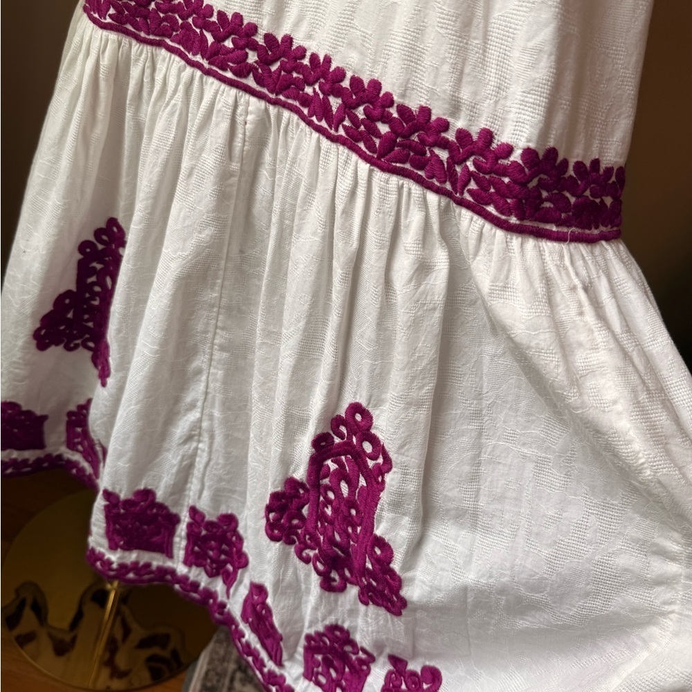 NWT Anthropologie Manuela Embroidered Midi Dress - Picture 4 of 7